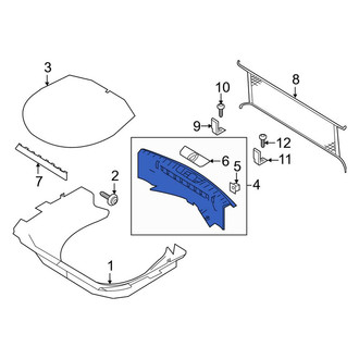 Ford OE - Rear Liftgate Trim Scuff Plate