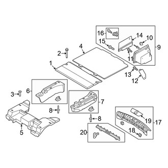 Ford OE - Rear Body & Floor - Interior Trim