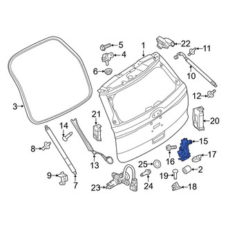 Ford OE - Rear Liftgate Latch