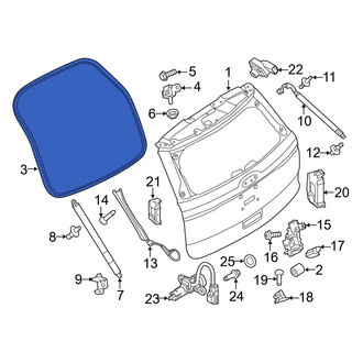 Ford OE - Rear Hatch Seal