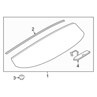 Ford OE - Lift Gate - Spoiler