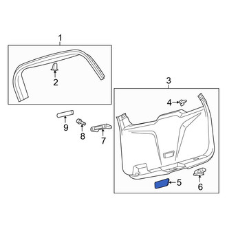 Ford OE - Rear Liftgate Trim Cover