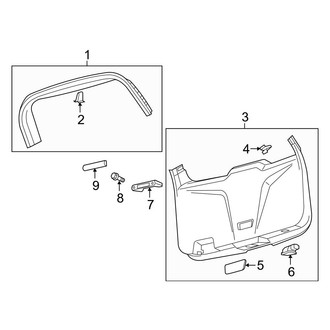 Ford OE - Lift Gate - Interior Trim