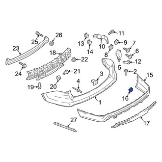 Ford OE - Bumper Cover Retainer