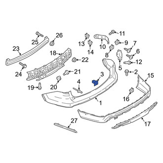 Ford OE - Bumper Cover Retainer