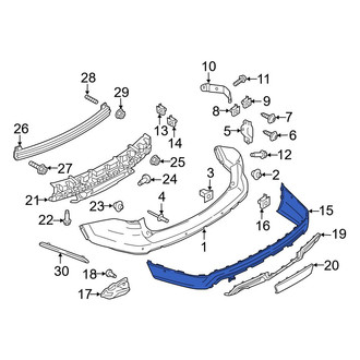 Ford OE - Rear Lower Bumper Cover