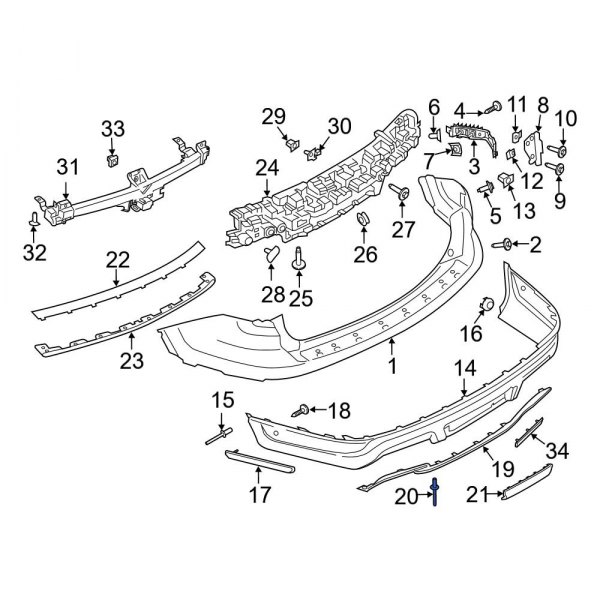 Valance Panel Clip