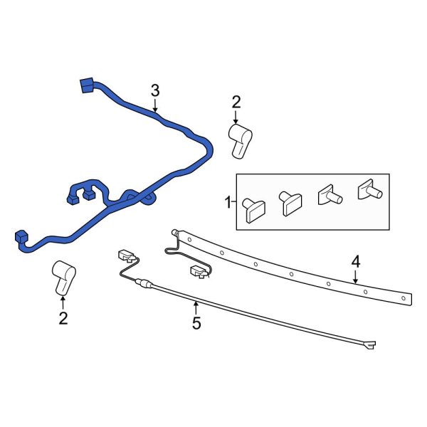 Parking Aid System Wiring Harness