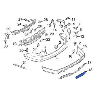 Ford OE - Rear Bumper Trim