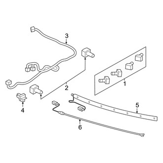 Ford OE - Rear Bumper - Bumper & Components (With Trailer Tow, Sensors & Electrical)
