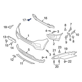 Ford OE - Bumper Impact Bar Bolt