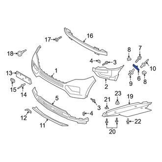 Ford OE - Left Bumper Cover Bracket