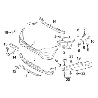 Ford OE - Front Bumper - Bumper & Components