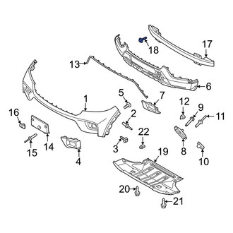 Ford OE - Bumper Impact Bar Bolt