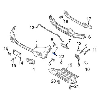 Ford OE - Bumper Cover Rivet