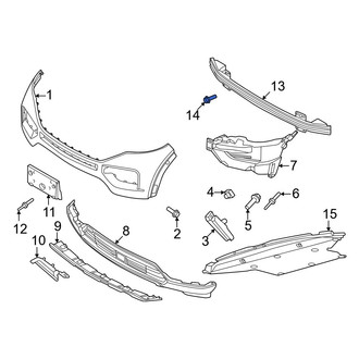 Ford OE - Bumper Impact Bar Bolt