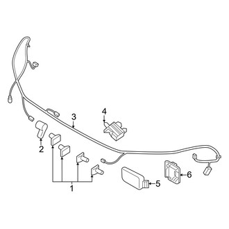 Ford OE - Front Bumper - Electrical Components (With Interceptor)