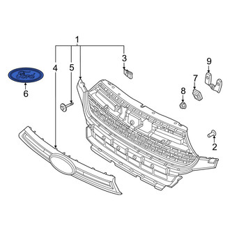 Ford OE - Front Grille Emblem
