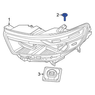 Ford OE - Headlight Mounting Bolt