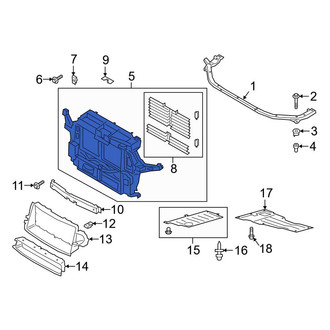 Ford OE - Front Radiator Support Panel