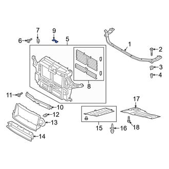 Ford OE - Radiator Support Panel Seal