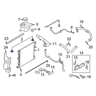 Ford OE - Upper Radiator Insulator