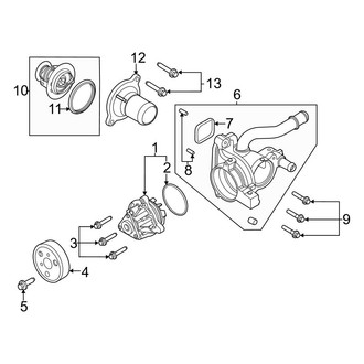 Ford OE - Cooling - Water Pump (2.3L)