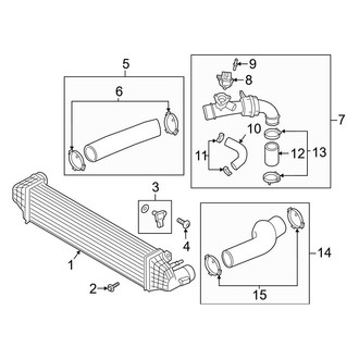 Ford OE - Cooling - Intercooler (2.3L)