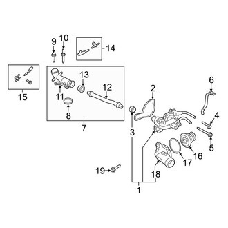 Ford OE - Cooling - Water Pump (3.0L)