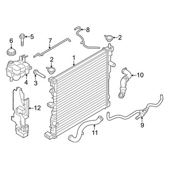 Ford OE - Cooling - Radiator & Components (Flex)
