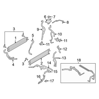 Ford OE - Cooling - Radiator & Components (Electric, Cooling), (FULL HYBRID EV-GAS (FHEV))