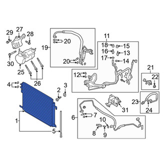Ford OE - A/C Condenser