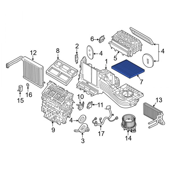 2003 ford explorer store cabin air filter