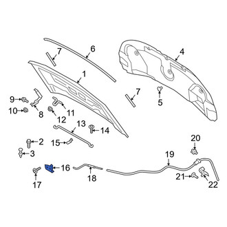 Ford OE - Front Hood Latch