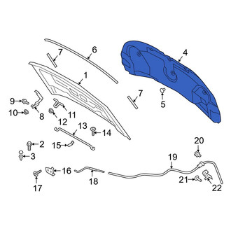 Ford OE - Front Hood Insulation Pad