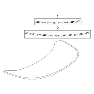 Ford OE - Hood - Exterior Trim