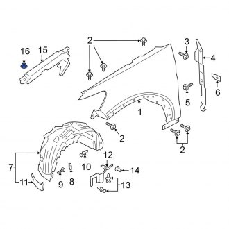 Ford Fusion OEM Fenders | Factory Front & Rear Fenders — CARiD.com