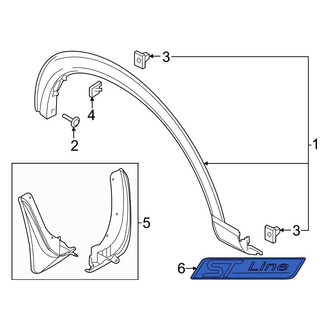 Ford OE - Front Fender Emblem