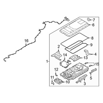 Ford OE - Electrical - Battery (High Voltage), (FULL HYBRID EV-GAS (FHEV))