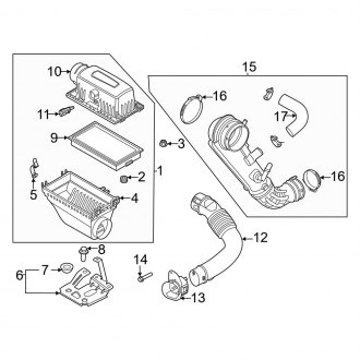 2020 Ford Explorer OEM Air Intake Parts | Filters — CARiD.com