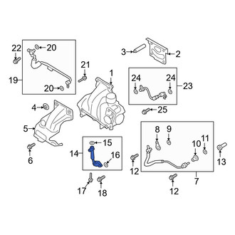 Ford OE - Turbocharger Oil Line