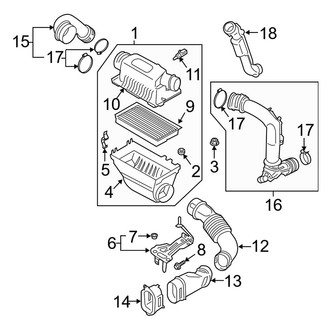Ford OE - Engine - Air Intake (3.0L)
