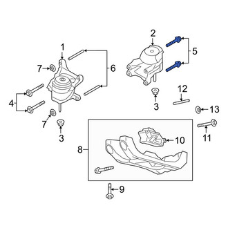Ford OE - Left Engine Mount Bolt