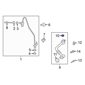 Ford OE - Turbocharger Oil Line Gasket