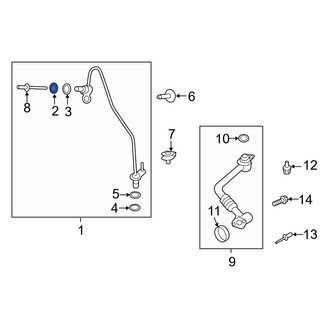 Ford OE - Turbocharger Oil Line Gasket