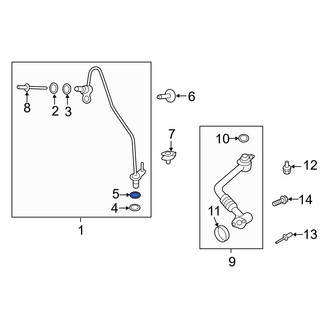 Ford OE - Turbocharger Oil Line Gasket
