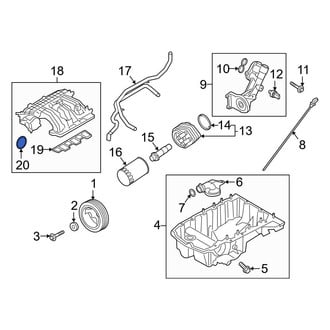 Ford OE - Fuel Injection Throttle Body Mounting Gasket