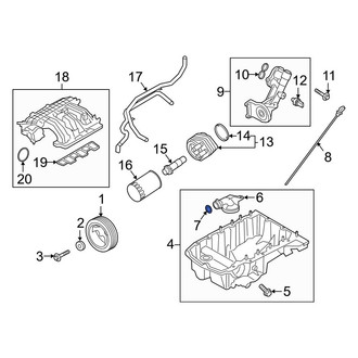 Ford OE - Engine Oil Strainer Gasket