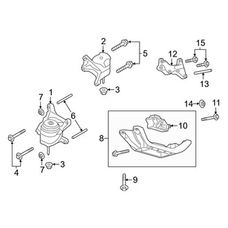 Ford OE - Engine & Transmission Mounting (Flex)