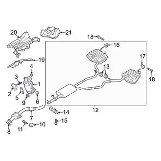Ford OE - Catalytic Converter Stud